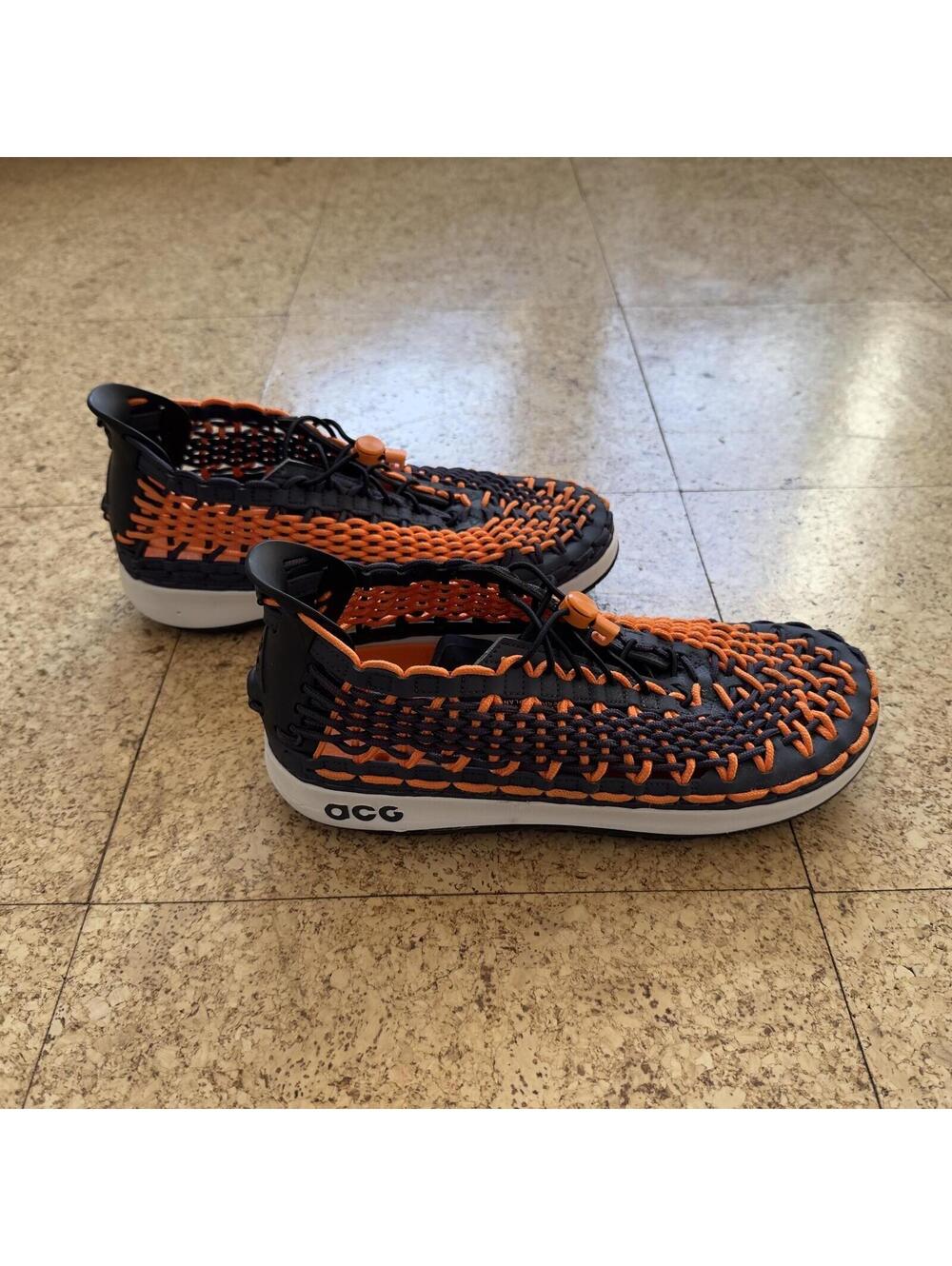 Nike ACG Watercat+ US Men's 9 Mandarin/Gridiron Amphibious Trail Shoes: See Note - Picture 4 of 16